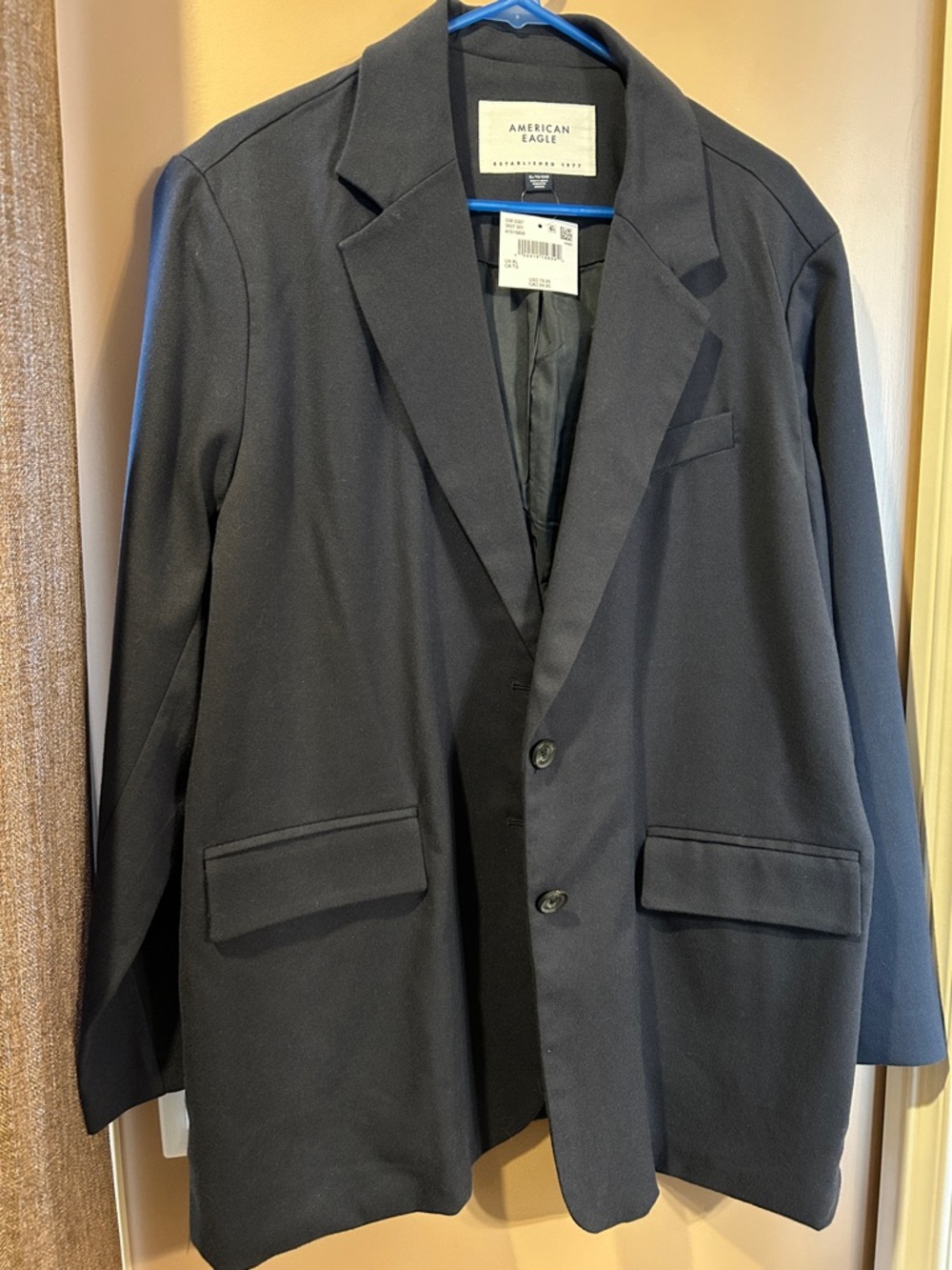 NWT American Eagle Outfitters Women’s Black Blazer size XL